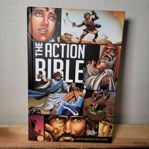 BOOK The Action Bible: God's Redemptive Story(Action Bible Series)-hardcover NEW